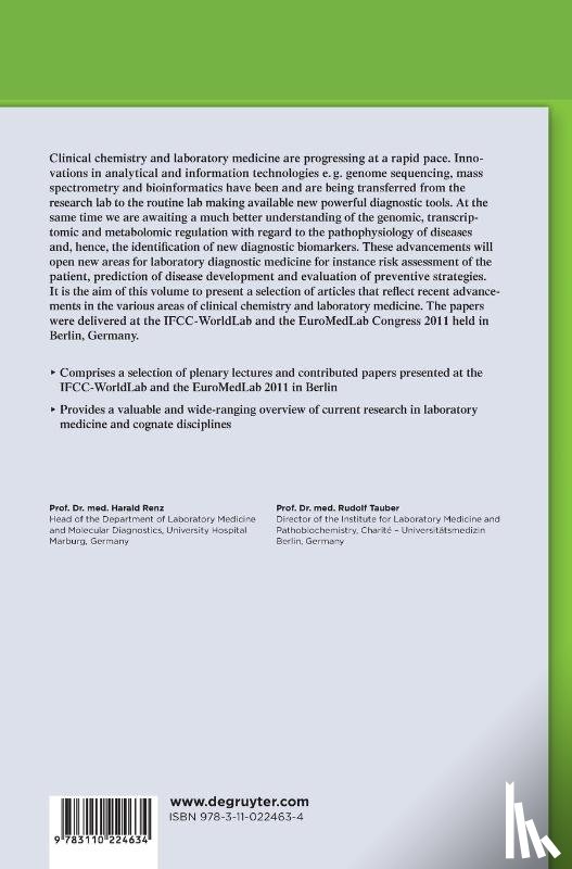  - Advances in Clinical Chemistry and Laboratory Medicine