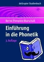 Pompino-Marschall, Bernd - Einführung in die Phonetik