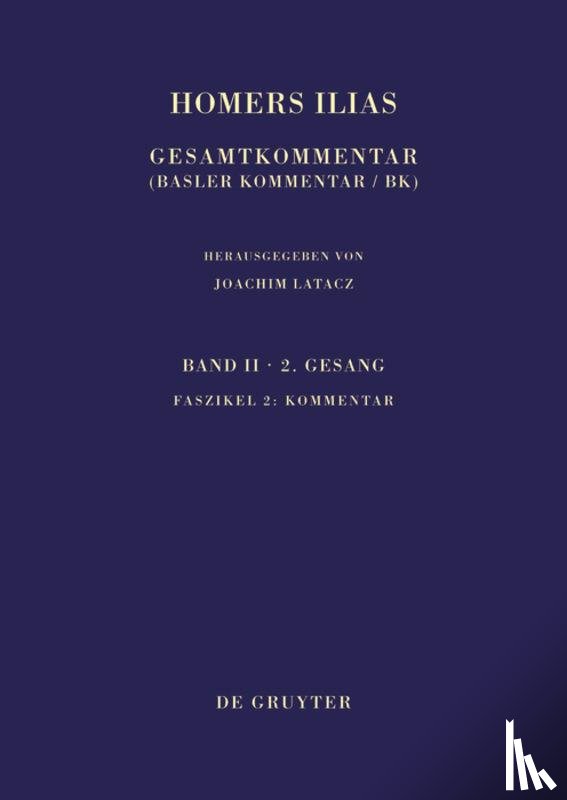 Brugger, Claude, Stoevesandt, Magdalene, Visser, Edzard - Gesamtkommentar