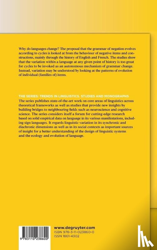  - The Evolution of Negation