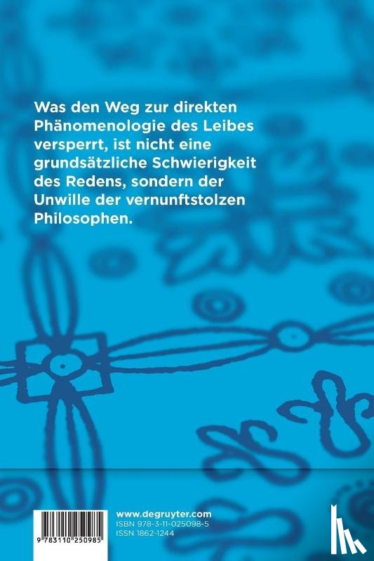 Schmitz, Hermann - Der Leib