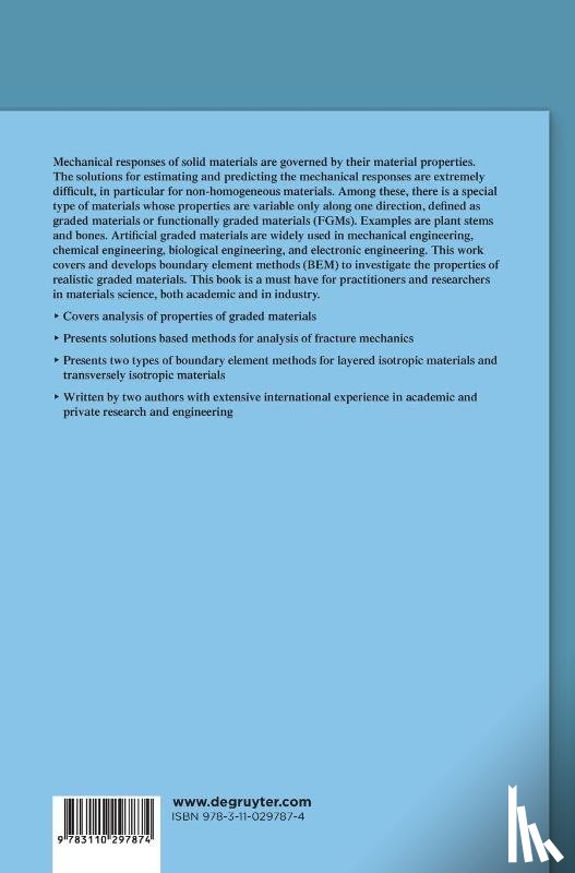 Xiaohong, Tian, Yue, Quentin Zhong Qi - Fracture Mechanics in Layered and Graded Solids