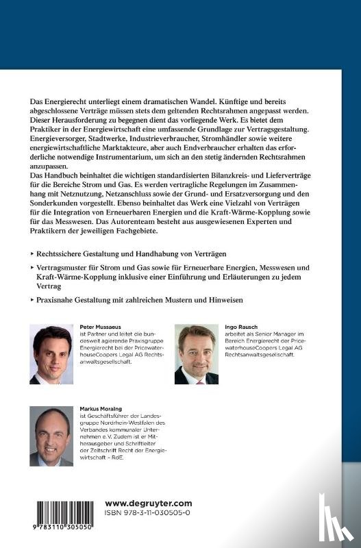 - Vertrage der Energiewirtschaft