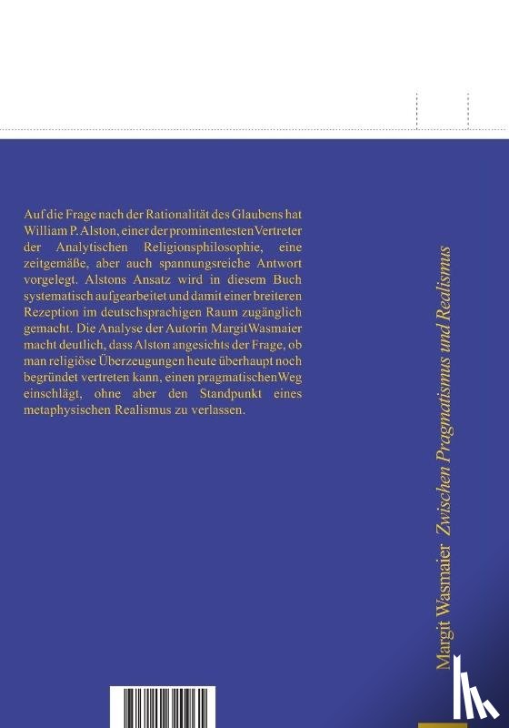Wasmaier, Margit - Zwischen Pragmatismus und Realismus