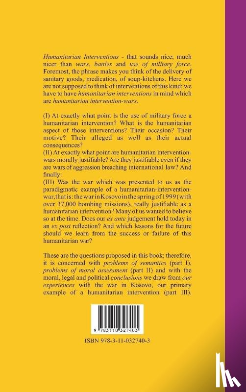  - Ethics of Humanitarian Interventions