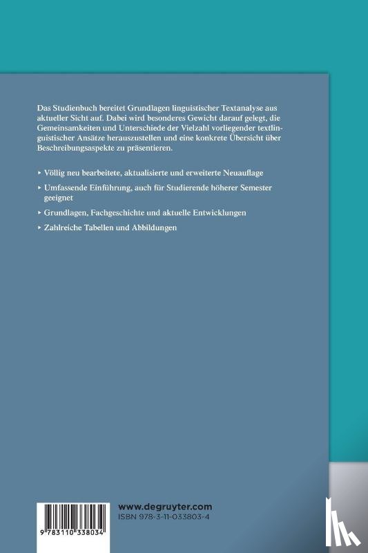 Adamzik, Kirsten - Textlinguistik