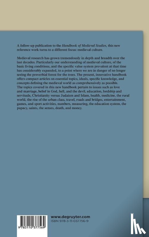  - Handbook of Medieval Culture. Volume 2
