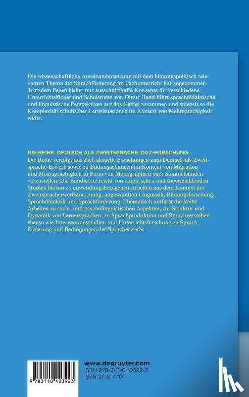 - Fachintegrierte Sprachbildung