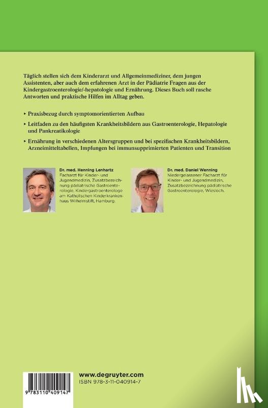 Lenhartz, Henning, Wenning, Daniel - Praktische Kindergastroenterologie