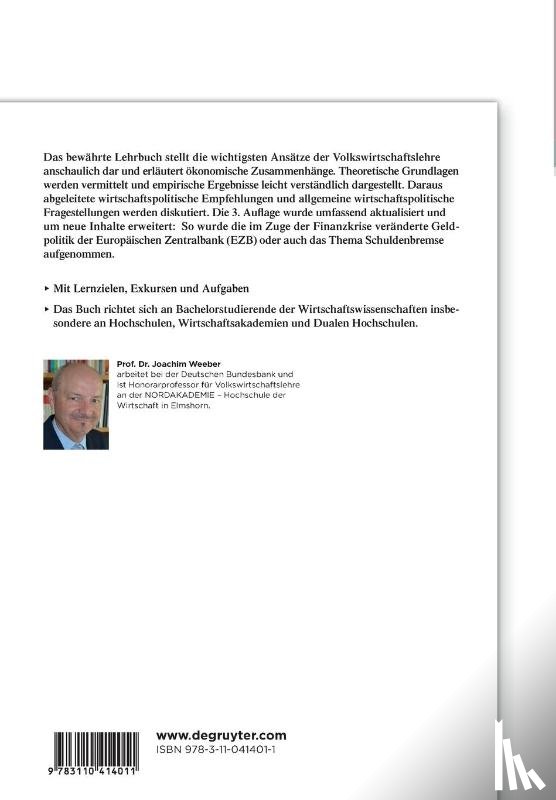 Weeber, Joachim - Einfuhrung in die Volkswirtschaftslehre