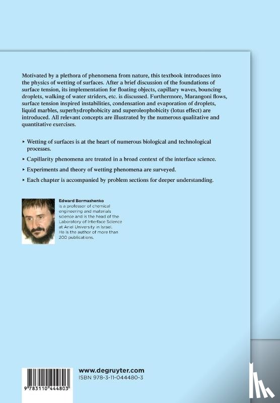 Bormashenko, Edward Yu. - Physics of Wetting
