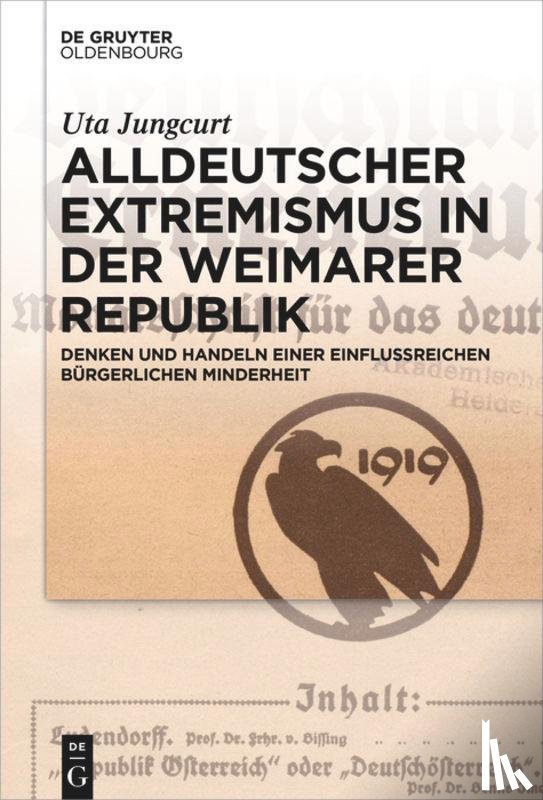 Jungcurt, Uta - Alldeutscher Extremismus in der Weimarer Republik