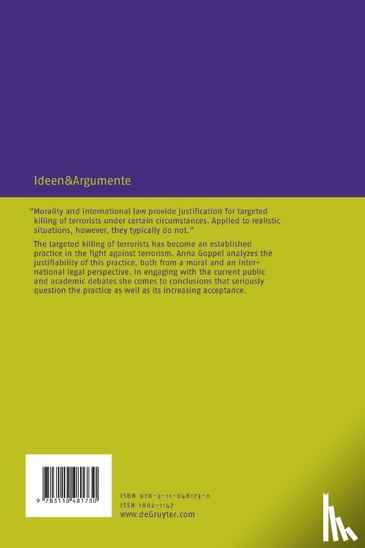 Goppel, Anna - Killing Terrorists