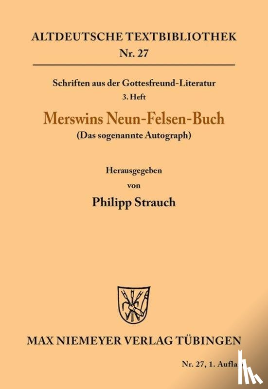 Rulman Merswin - Schriften aus der Gottesfreund-Literatur