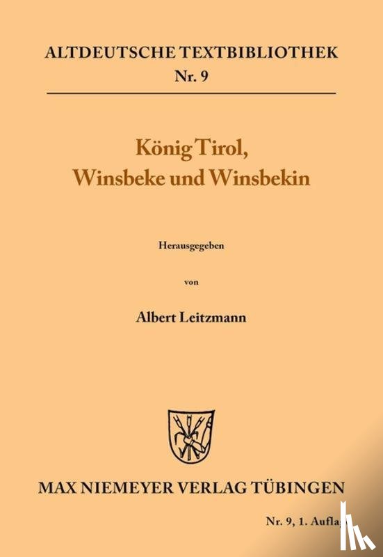  - Koenig Tirol, Winsbeke und Winsbekin