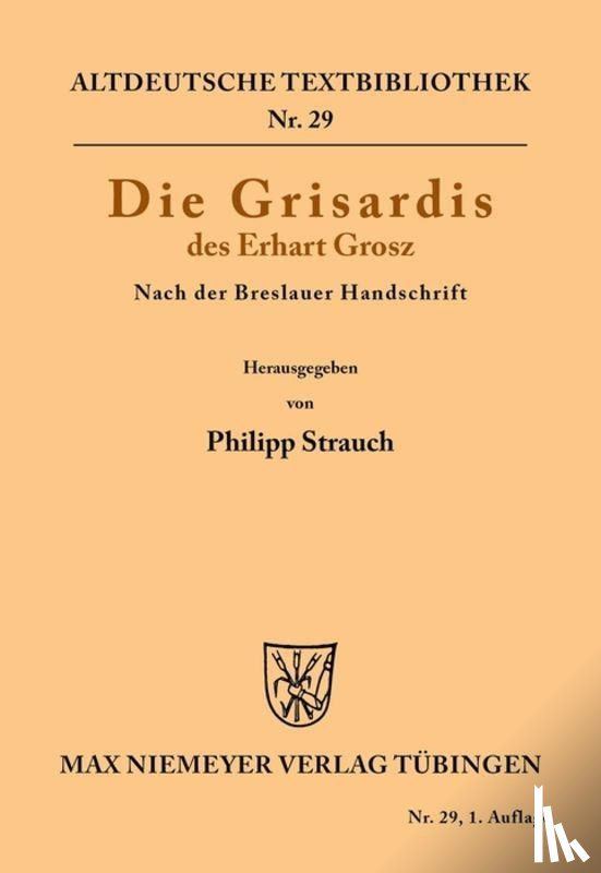 Grosz, Erhart - Die Grisardis des Erhart Grosz
