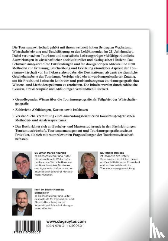 Neumair, Simon - Angewandte Tourismusgeografie