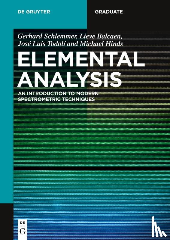 Schlemmer, Gerhard, Balcaen, Lieve, Todoli, Jose Luis, Hinds, Michael W. - Elemental Analysis