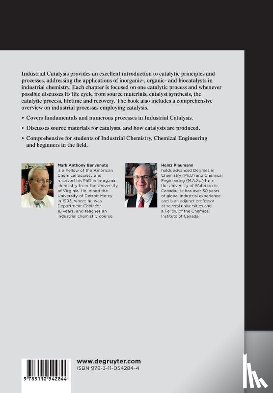 Benvenuto, Mark Anthony, Plaumann, Heinz - Industrial Catalysis