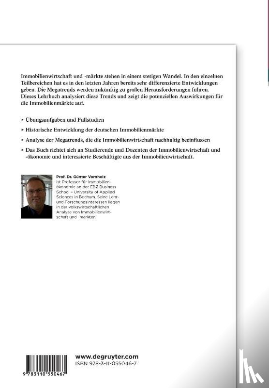 Vornholz, Gunter - Entwicklungen und Megatrends der Immobilienwirtschaft