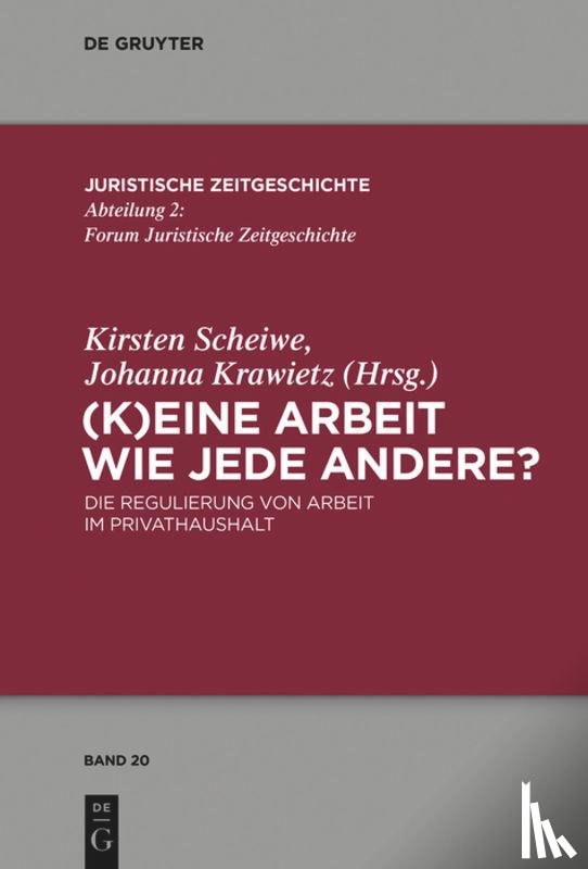  - (K)Eine Arbeit Wie Jede Andere?