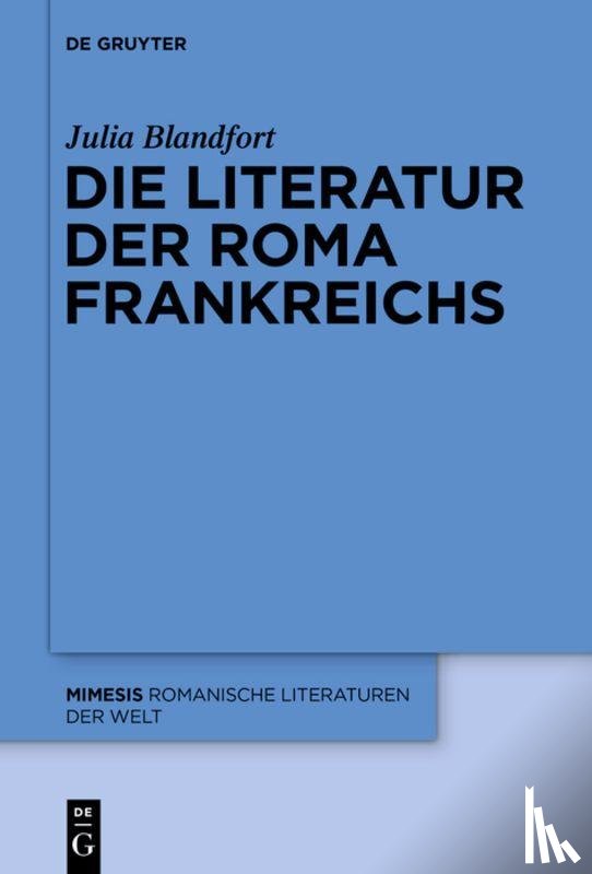 Blandfort, Julia - Die Literatur der Roma Frankreichs