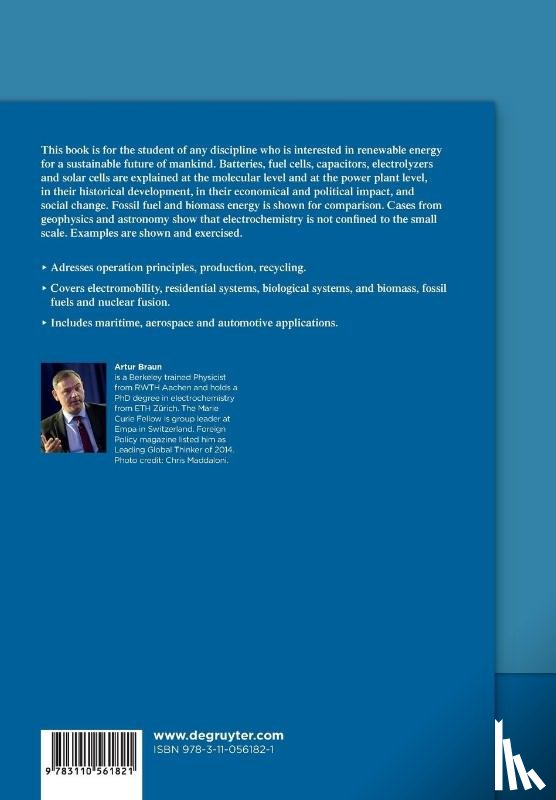Braun, Artur - Electrochemical Energy Systems