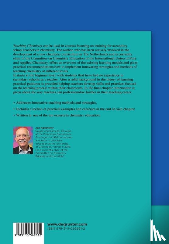 Apotheker, Jan - Teaching Chemistry