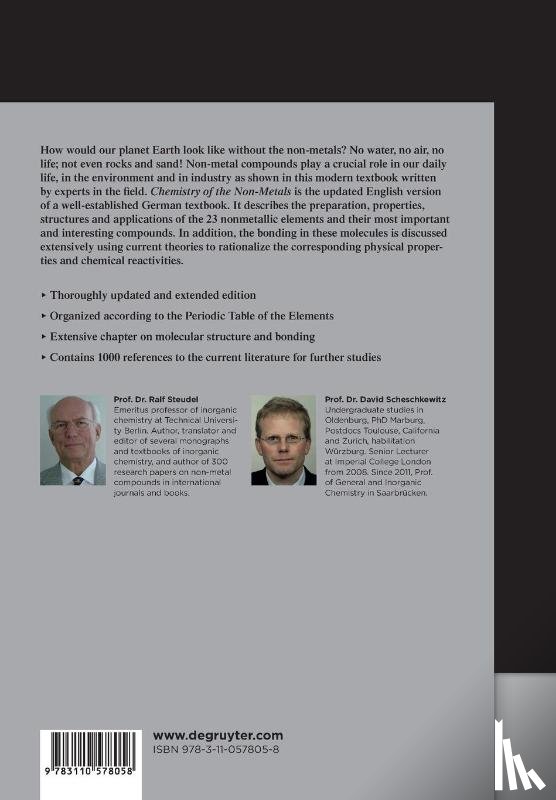 Steudel, Ralf - Chemistry of the Non-Metals