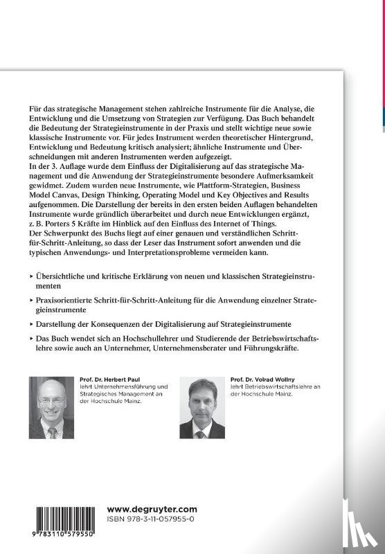 Paul, Herbert - Instrumente Des Strategischen Managements