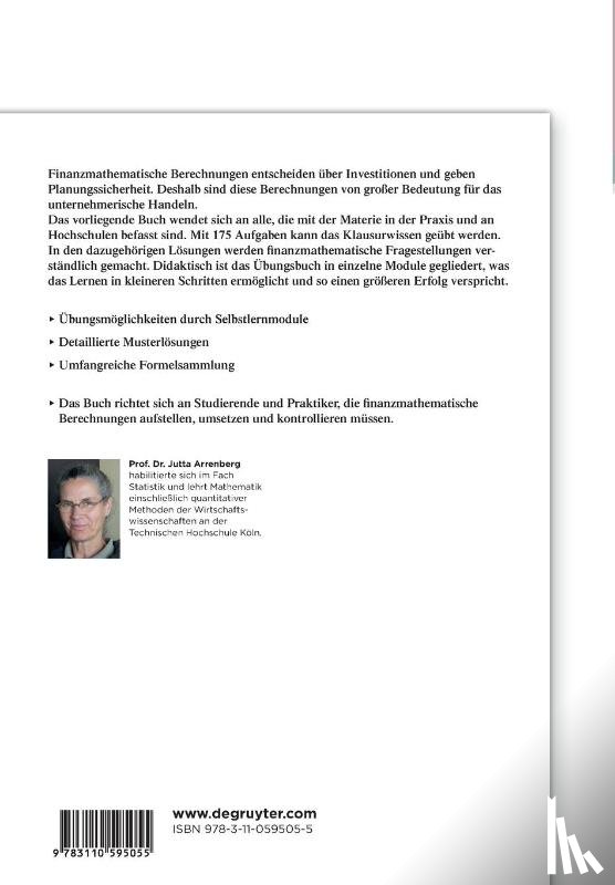 Arrenberg, Jutta - Klausurwissen in Finanzmathematik