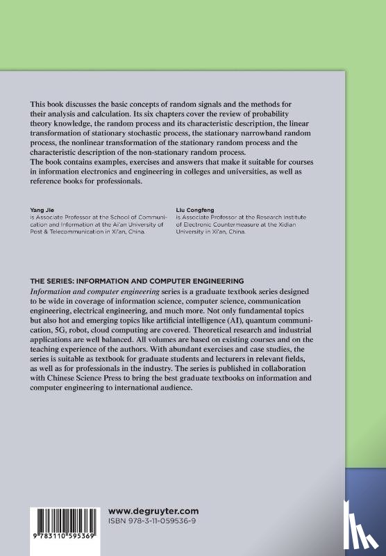 Yang, Jie, Liu, Congfeng - Random Signal Analysis