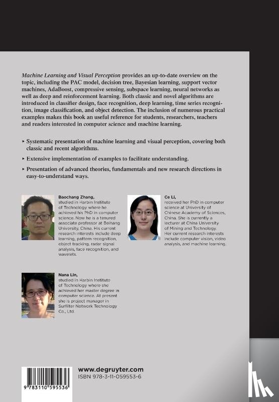 Zhang, Baochang, Li, Ce, Lin, Nana - Machine Learning and Visual Perception