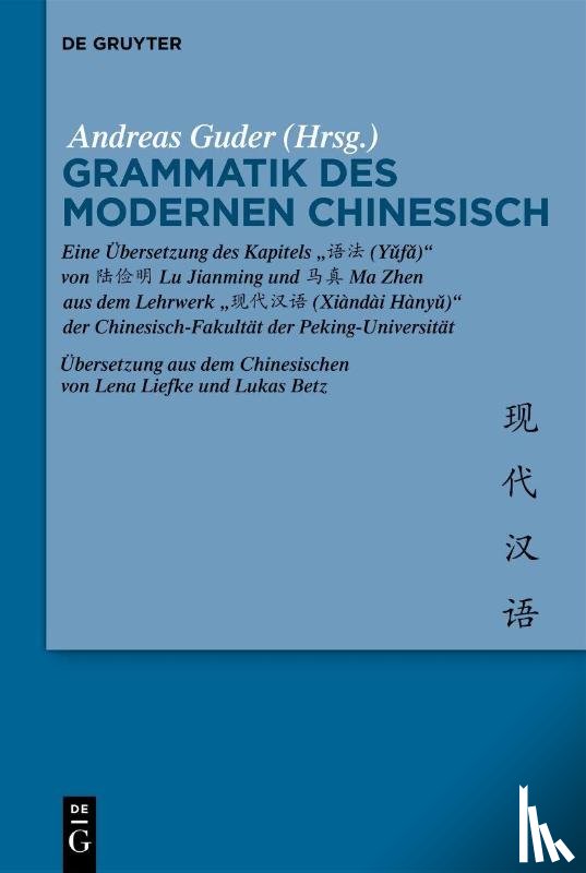  - Grammatik des Modernen Chinesisch