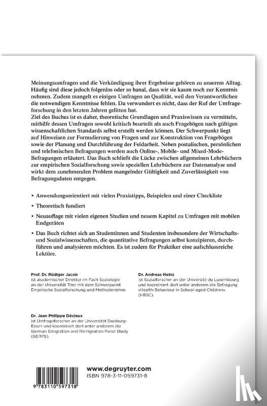 Jacob, Rudiger - Umfrage