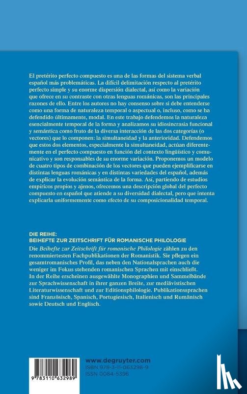 Azpiazu Torres, Susana - La composicionalidad temporal del perfecto compuesto en espanol