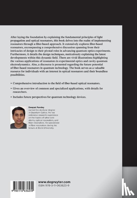 Pandey, Deepak - Fiber-Based Optical Resonators
