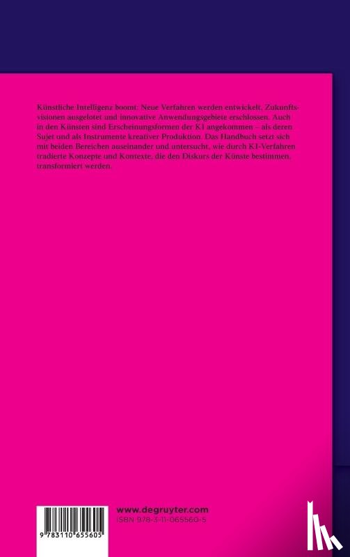  - Handbuch Kunstliche Intelligenz und die Kunste