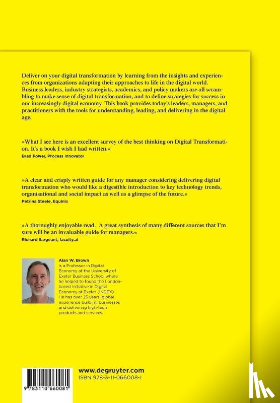 Brown, Alan W. - Delivering Digital Transformation