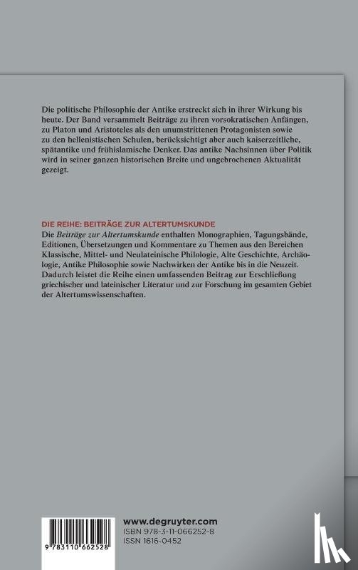  - Philosophie fur die Polis