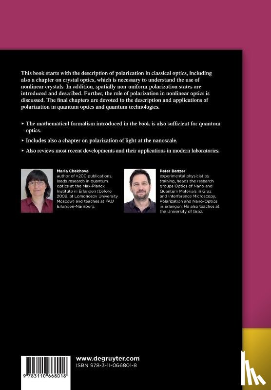 Chekhova, Maria, Banzer, Peter - Polarization of Light