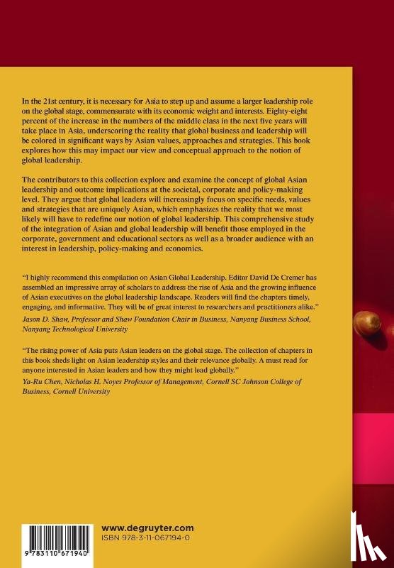  - On the Emergence and Understanding of Asian Global Leadership