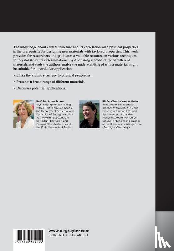  - Crystallography in Materials Science
