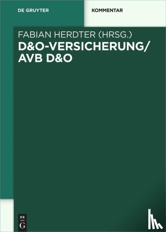  - D&O-Versicherung/AVB D&O