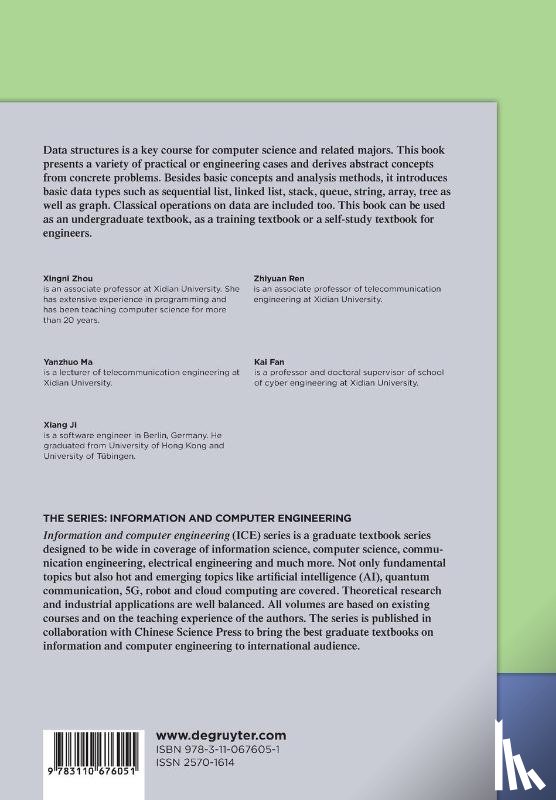 Zhou, Xingni, Ren, Zhiyuan, Ma, Yanzhuo, Fan, Kai - Data structures based on non-linear relations and data processing methods