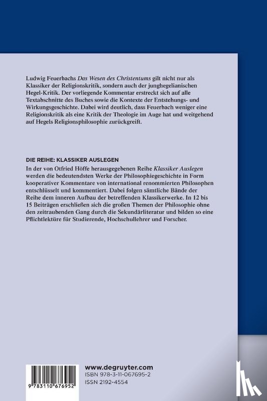  - Ludwig Feuerbach