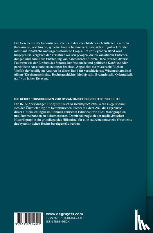  - Konzilien Und Kanonisches Recht in Spatantike Und Fruhem Mittelalter