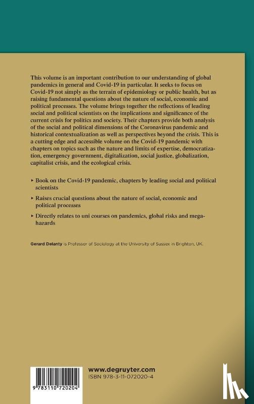  - Pandemics, Politics, and Society