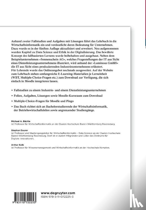Bachle Daurer Kolb, Michael A Stephan - Einfuhrung in Die Wirtschaftsinformatik