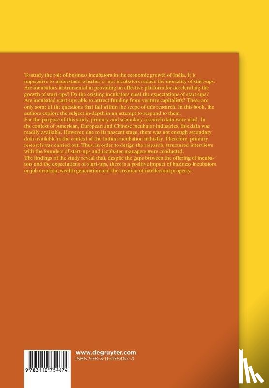 Sharma, Apoorv R., Shukla, Dr. Balvinder, Joshi, Manoj - The Role of Business Incubators in the Economic Growth of India